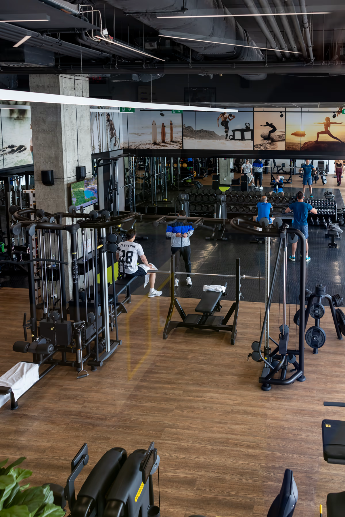 Muscle Beach Forty One – unutrašnjost fitnes centra